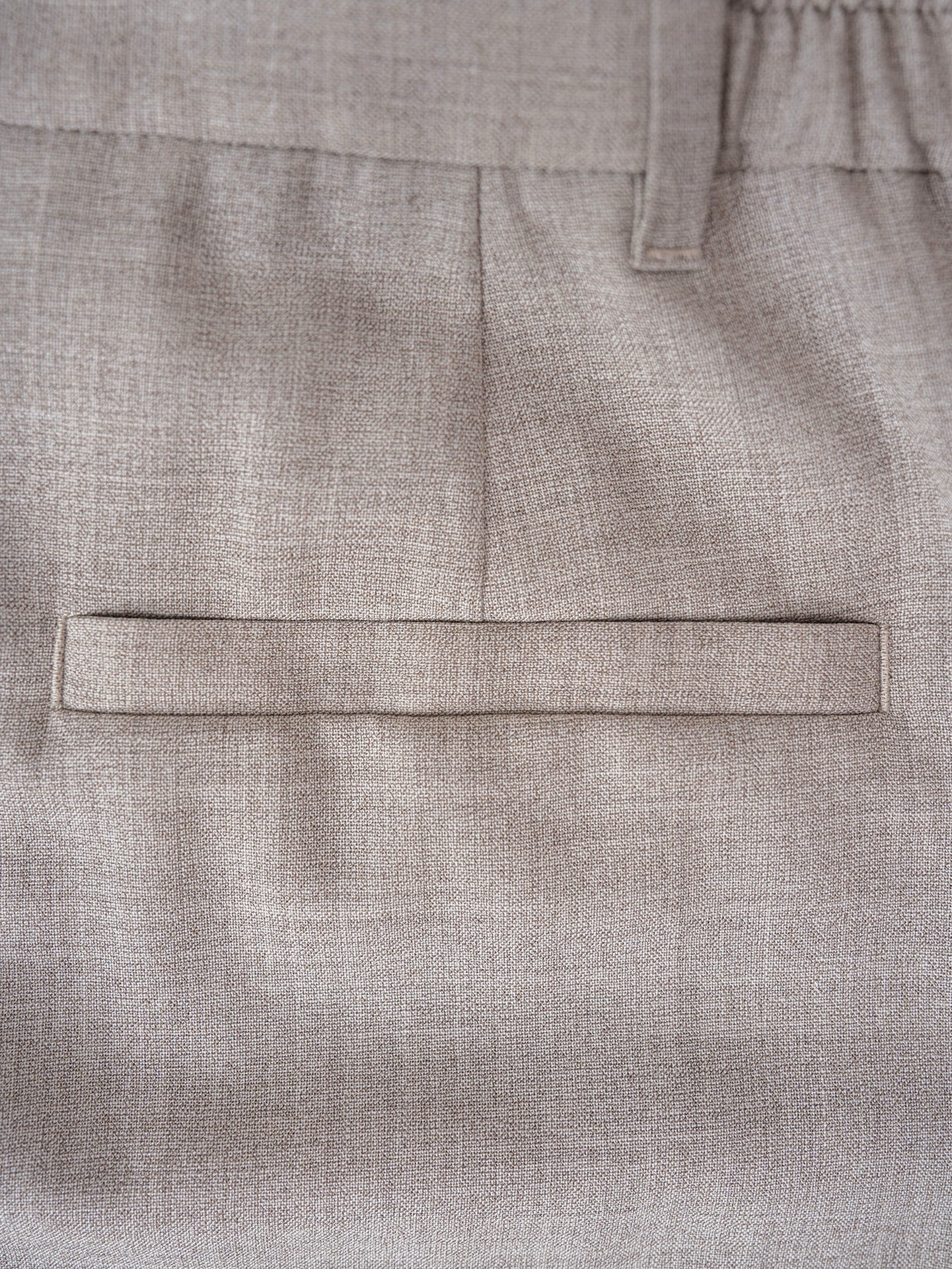 意大利进口羊毛宽松简约休闲西裤