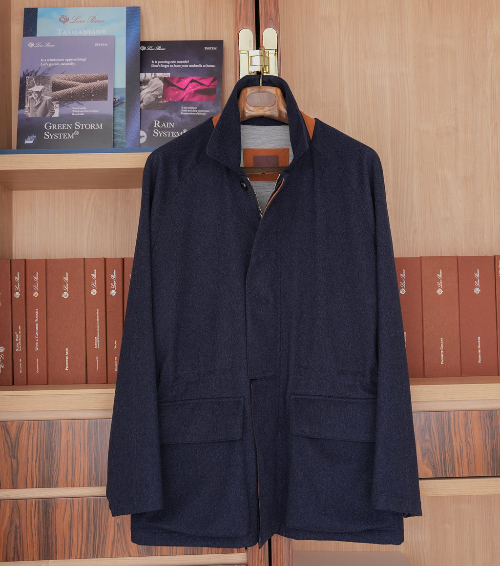 Loro piana Storm system horsey 羊绒面料羽绒大衣