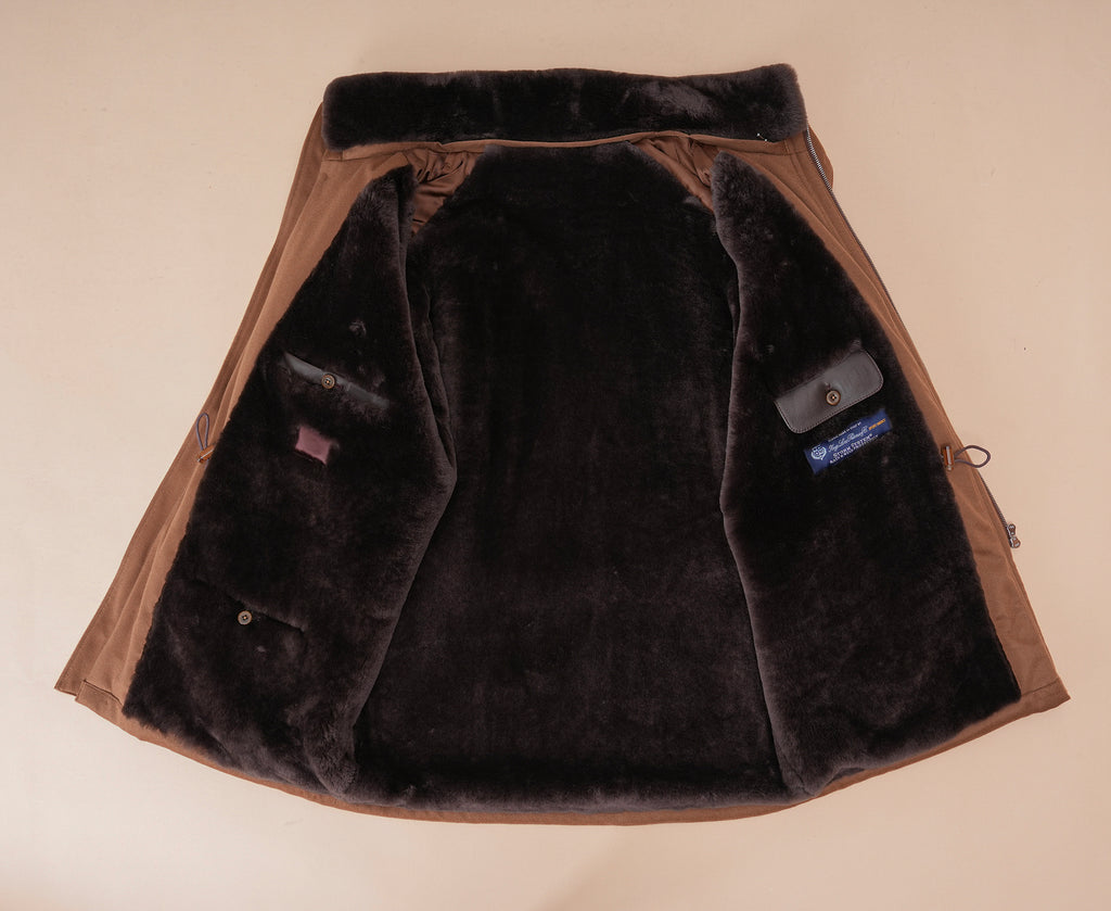 Loro piana Storm system 科技面料防风雨羊绒皮毛大衣