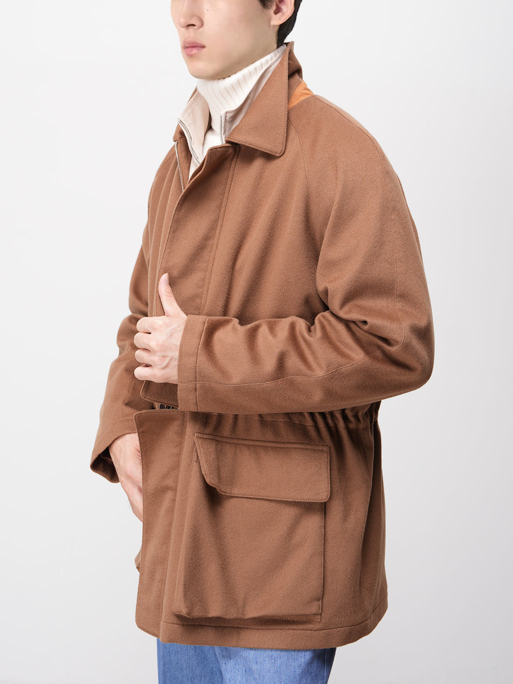 Loro piana Storm system horsey 科技面料防风雨羊绒羽绒夹克