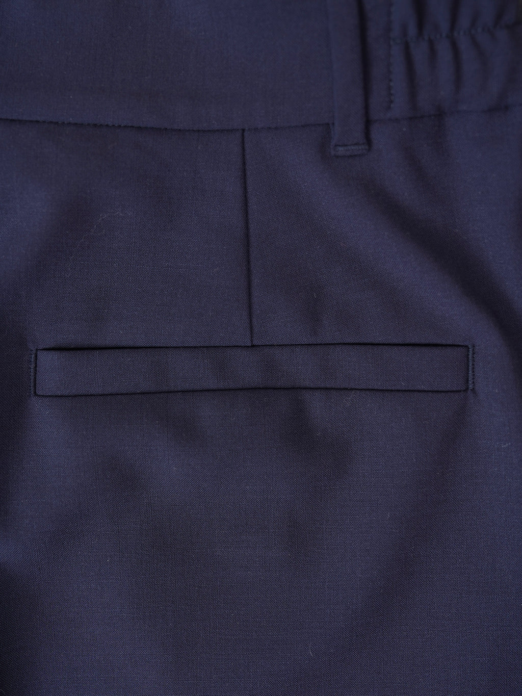 意大利进口羊毛宽松简约休闲西裤