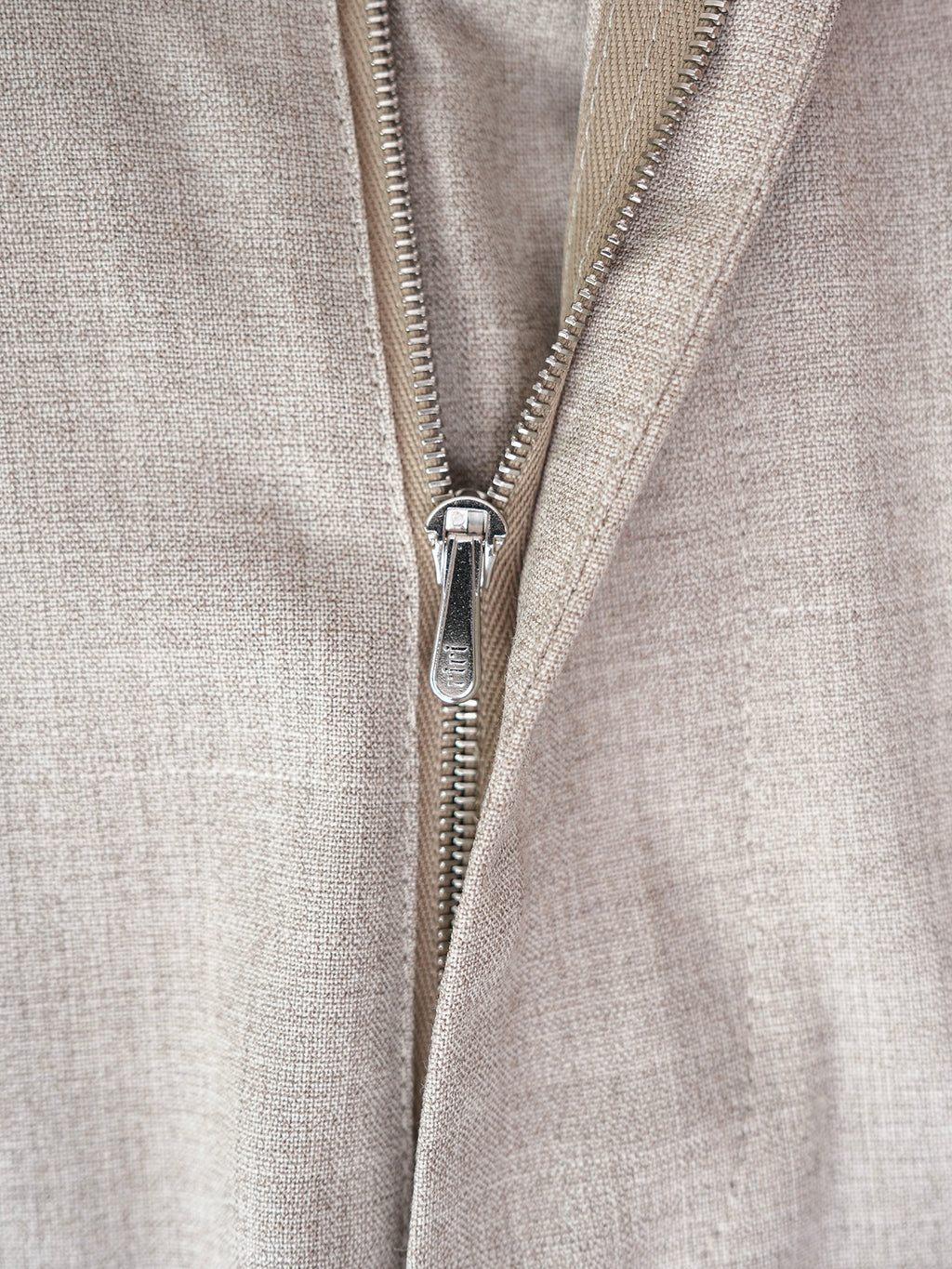 意大利进口羊毛宽松简约休闲单褶西裤