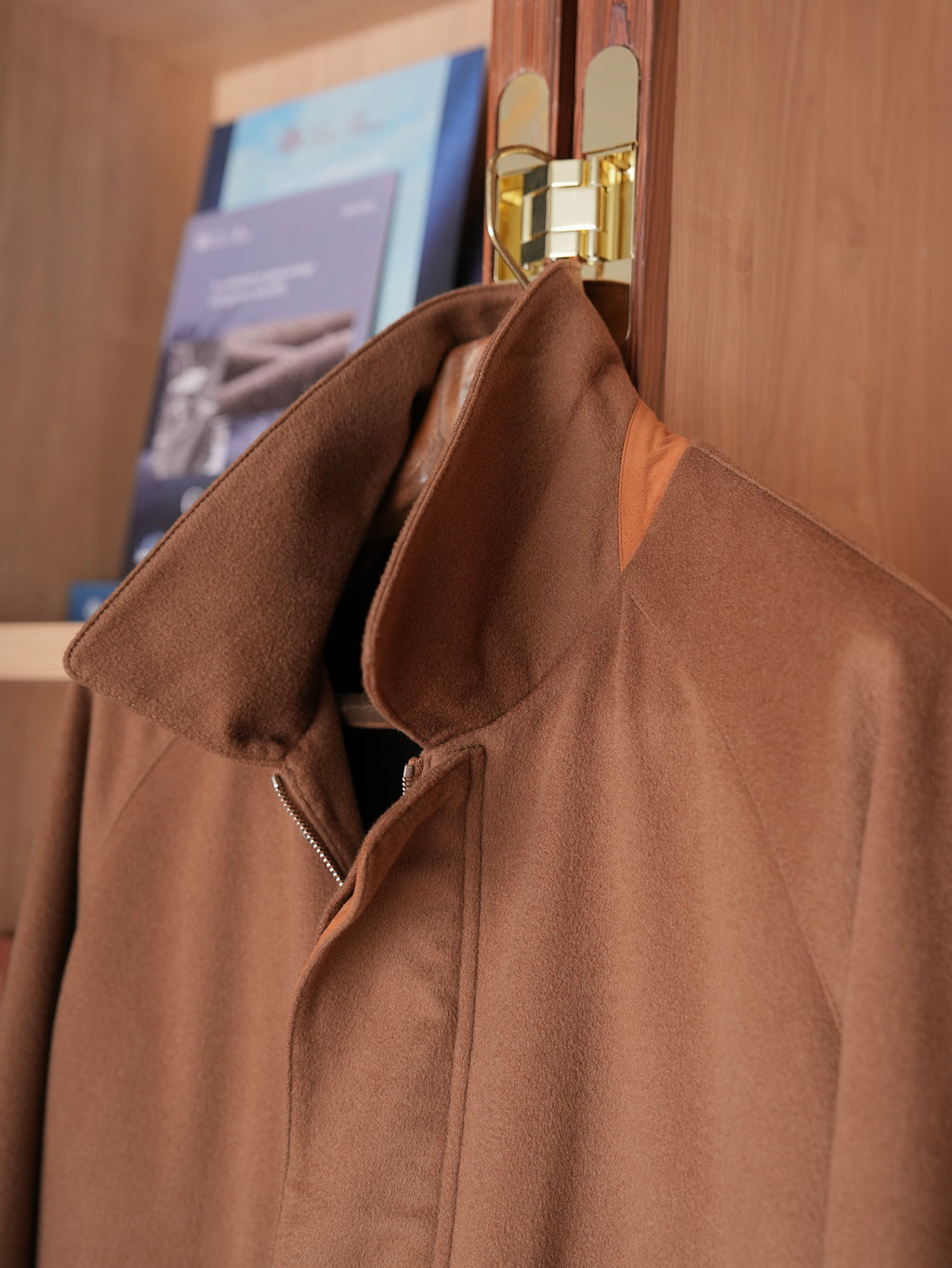 Loro piana Storm system horsey 科技面料防风雨羊绒羽绒夹克