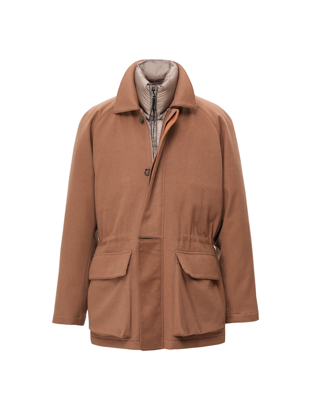 Loro piana Storm system horsey 科技面料防风雨羊绒羽绒夹克