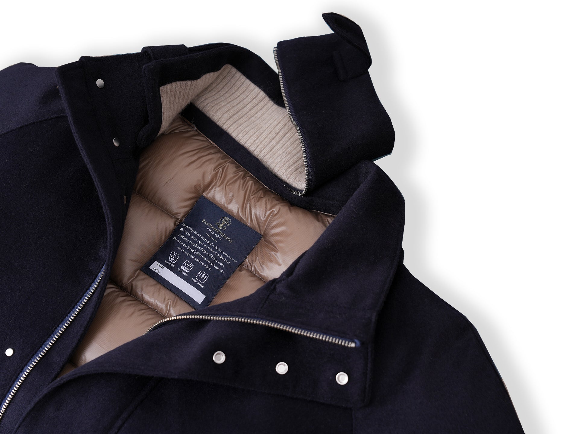 羊毛科技面料防风雨滑雪服鹅绒羽绒服