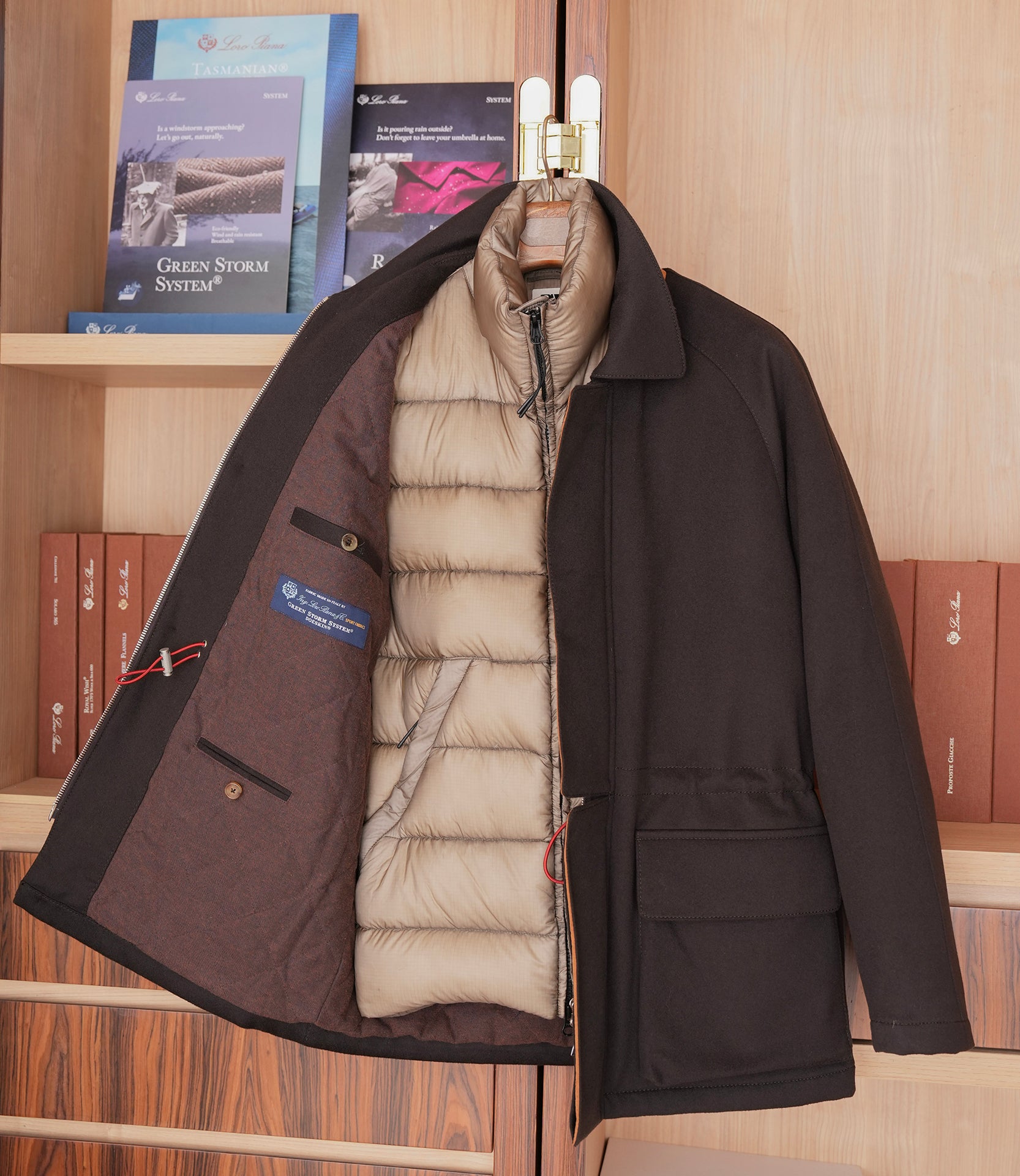 Loro piana Storm system horsey 羊毛夹克