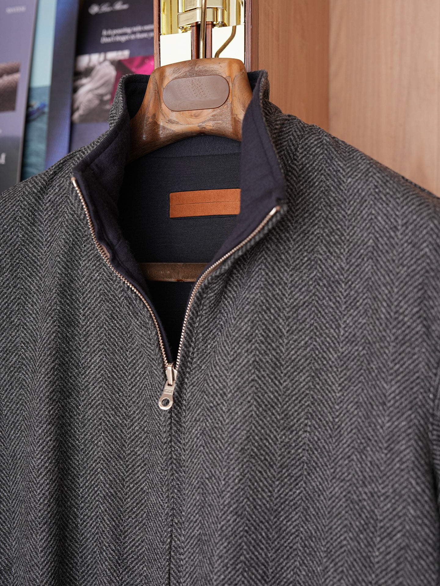 Loro piana Storm system 双面穿飞行员夹克