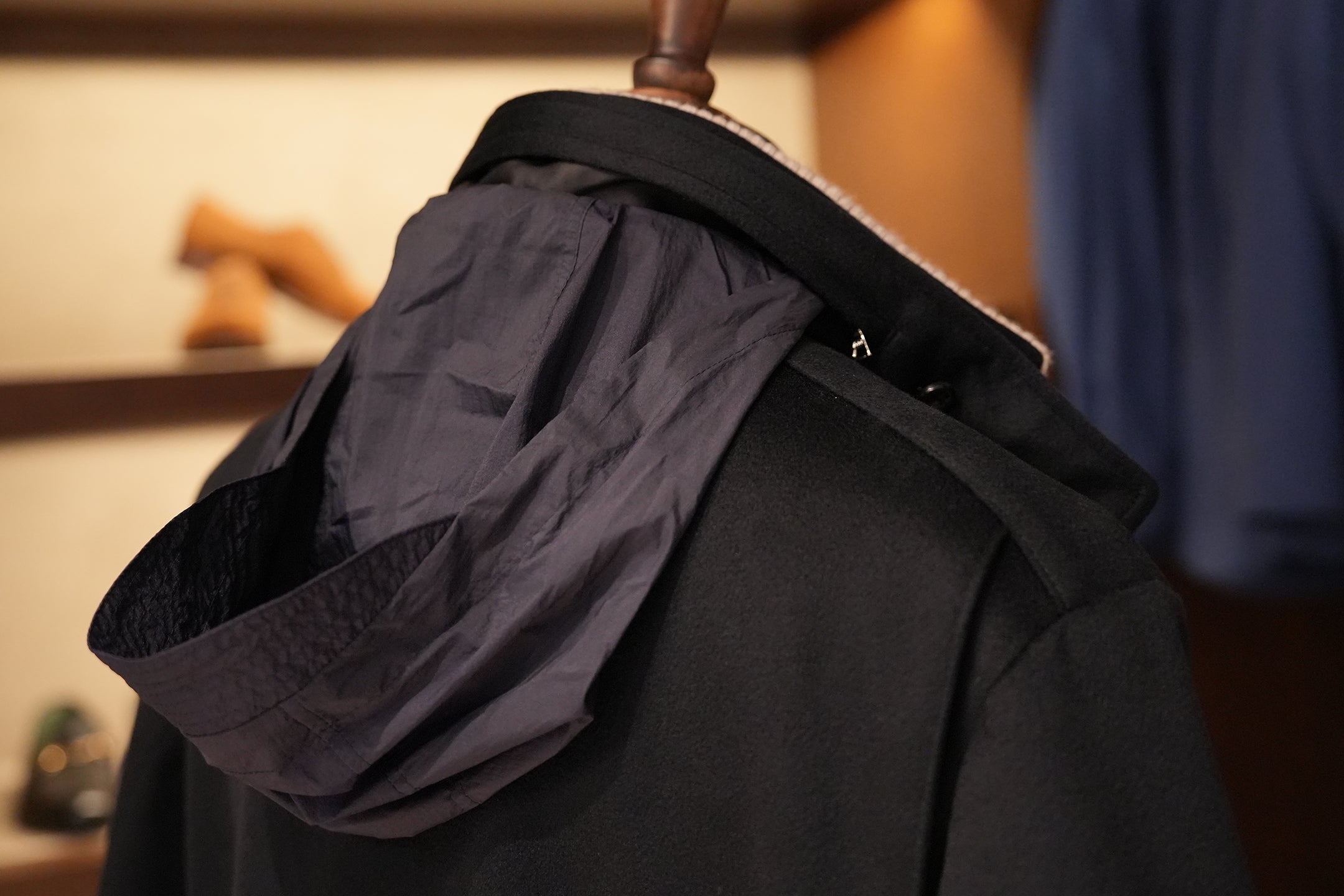 Loro piana Storm system m65 科技面料防风雨纯羊绒羽绒夹克