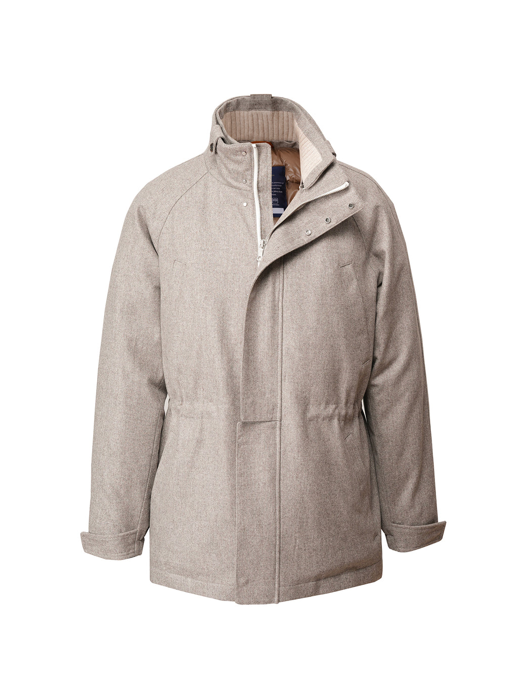 意大利进口面料羽绒登山夹克派克大衣羽绒服