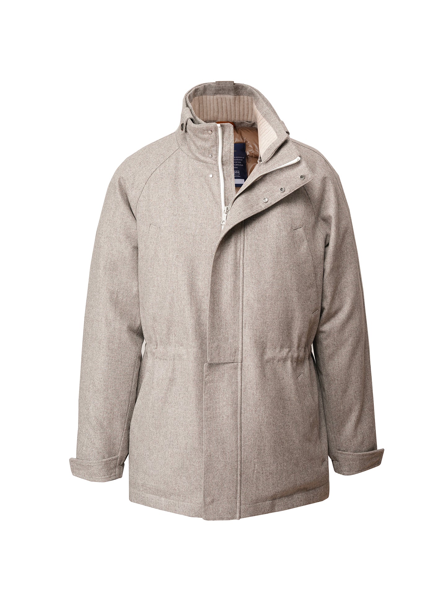 意大利进口面料羽绒登山夹克派克大衣羽绒服